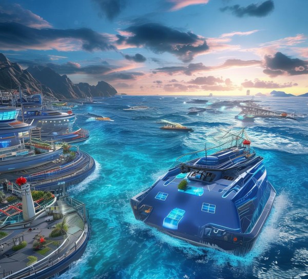 动态海洋商务模版，创新的海洋经济未来